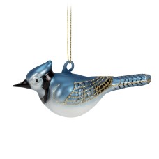 Boule de Noël Geai bleu 
